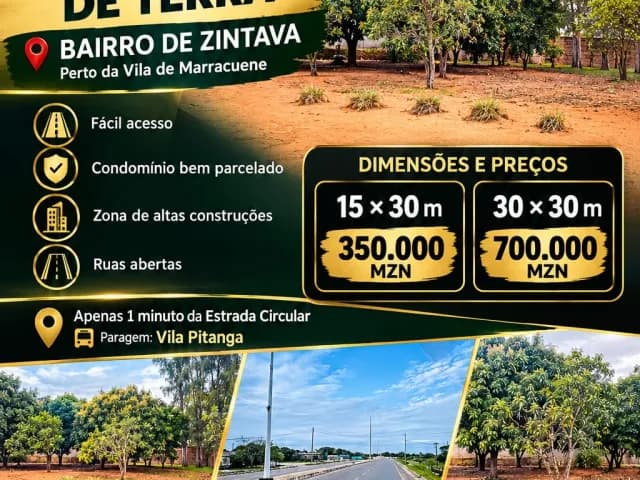 Propriedade Urbana (Terreno), Marracuene Sede - Maputo Província